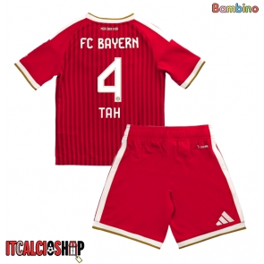 Bayern Munich Jonathan Tah #4 Prima Maglia Bambino 2026-27 Manica Corta (+ Pantaloni corti)